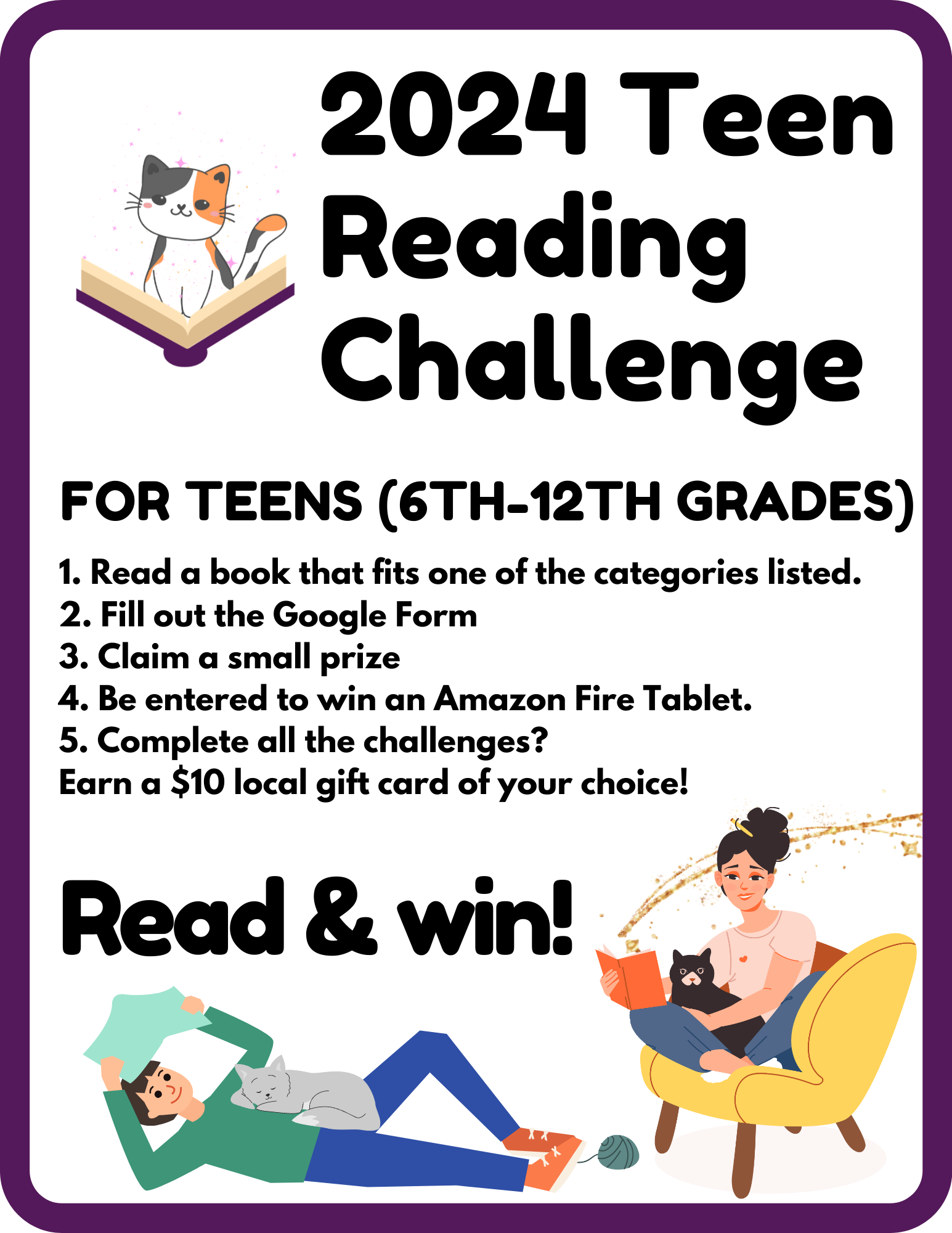 2024 Teen Reading Challenge
